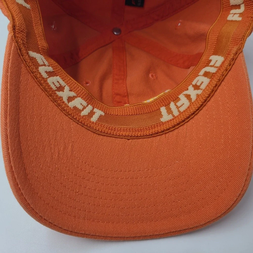 Vintage‎ After The Sunset Movie Promo Hat Flex Fitted 2004 Action Comedy Orange